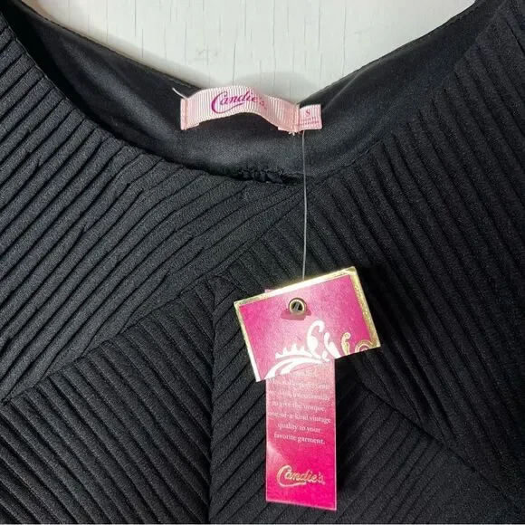 Candies Fit N Flare Bow Back Dress NWT - Picture 3 of 10